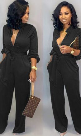 Casual Solid Polyester Long Sleeve O Neck