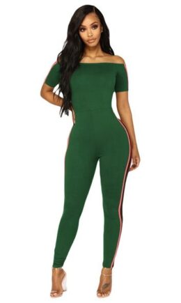 Polyester Backless Solid Fashion sexy Jumpsuits And  Rompers