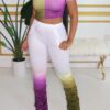 Yellow and purple