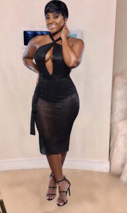 Polyester Sexy Fashion Off The Shoulder Sleeveless V Neck Step Skirt Knee-Length Patchwork backless