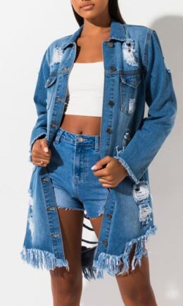 Tassel Design Denim