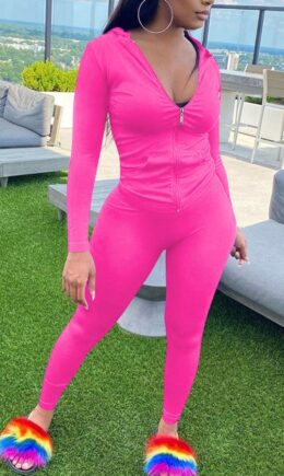 Polyester Fashion Sexy adult Ma'am Patchwork Solid Two Piece Suits pencil Long Sleeve Two Pieces