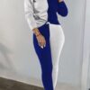 Blue and gray