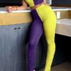 Yellow and purple