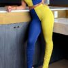 blue and yellow
