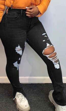 Broken Holes Denim