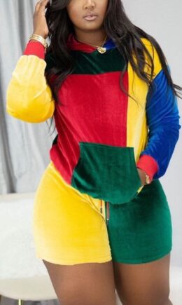 Casual Solid Split Joint Long Sleeve Two Pieces