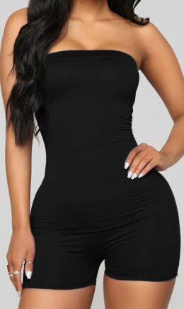Fashion Sexy Patchwork Solid Polyester Sleeveless Wrapped Jumpsuits