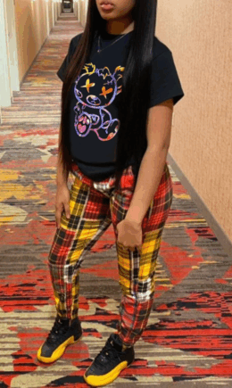 Casual Plaid Split Joint O Neck Short Sleeve Two Pieces