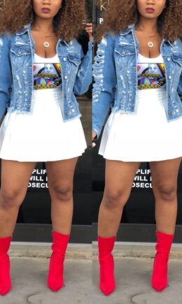 Fashion Sexy Pleated Short Skirt