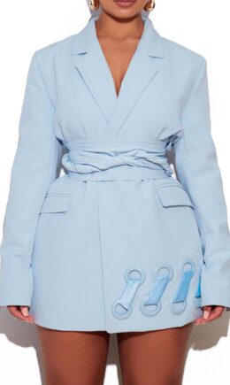 Casual Elegant Solid Split Joint Buttons Turn-back Collar Outerwear