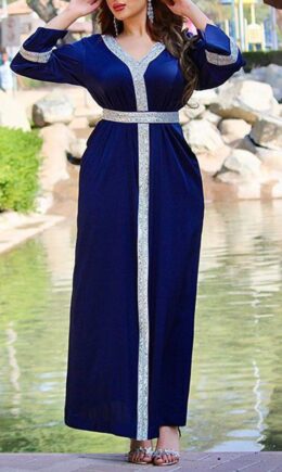 Casual Solid Split Joint Hot Drill V Neck Straight Dresses