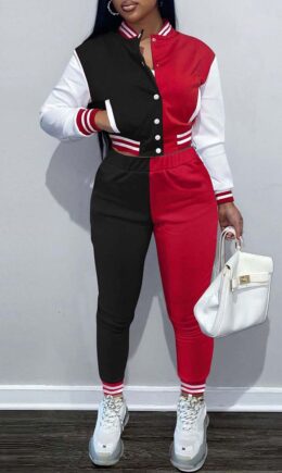 Fashion Casual Solid Split Joint Long Sleeve Two Pieces